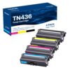 TN436 Toner Cartridge High Yield Replacement Compatible for Brother TN 436 TN436BK TN436C TN433 TN431 for Brother HL-L8360CDW HL-L8260CDW MFC-L8610CDW MFC-L8900CDW MFC-L8690CDW Printer (1BK,1C,1M,1Y) 59 81WUQH5U7sL