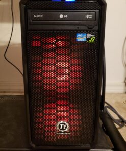 Thermaltake Versa H15 SPCC Micro ATX Mini Tower Computer Chassis CA-1D4-00S1NN-00, Black Computer Case 75 81WVpVn6nBL