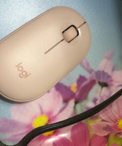 Fellowes Photo Gel Mouse Pad and Wrist Rest with Microban Protection, Pink Flowers (9179001) Blue/Pink 13 81WY3eeGUL