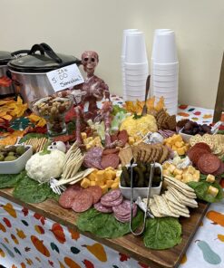 Prextex Skeleton Halloween & Day of The Dead Decoration for Home and Office - 19 Inch Posable Plastic Small Skeleton Toy Halloween Décor with Movable / Bendable Joints and 2 Sets of Body Accessories 19 inches 29 81WYv89fgWL 1