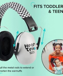 HEARTEK Noise Cancelling Headphones Kids Adult Earmuffs Shooting Ear Protection Glowing Red 26 81WZVxkHXaL