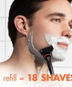 Gillette Fusion5 Power Razor Blade Refills, 8 Count, Lubrastrip for a More Comfortable Shave for Men 8ct Blade Refills 22 81WZpa3yi3L