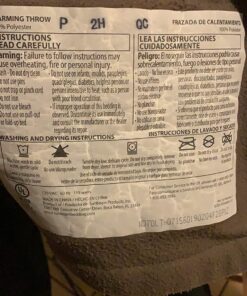 Sunbeam Royal Ultra Night Fog Heated Personal Throw / Blanket, Cozy-Warm, Adjustable Heat Settings 27 81WasNjRlZL