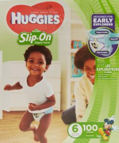 Alternative view of Huggies Little Movers Slip-On Diaper Pants, Size 6, 100 Ct