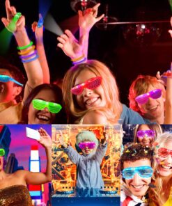 112 Pcs New Years Eve Glow in The Dark Party Supplies 2024, Glow Sticks Bulk LED Neon Party Favor Light Up Toys Gifts Kids Adult 100 Glow Sticks Necklaces Bracelets/6 Light Up Glasses/6 Led Headbands 112 Pcs Glow Party Supplies 11 81WbSrIXTkL