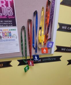 GIFTEXPRESS Hall Pass Lanyards and School Passes Set of 6 24 81Wc3EimJvL