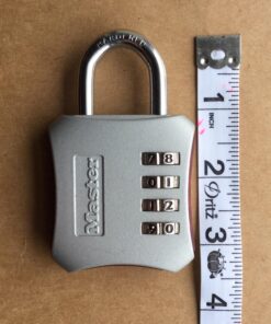 Master Lock Resettable Combination Locker Lock, Lock for Gym and School Lockers, Colors May Vary 1 Pack 50 81WcBzcMYrL