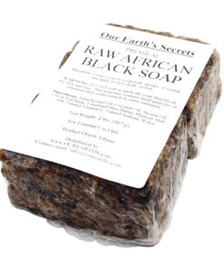 Alternative view of Our Earth's Secrets Natural Raw African Black Soap, 2 lbs.