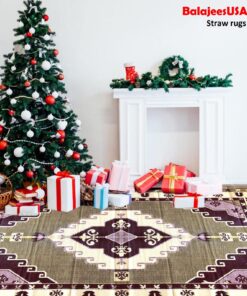 BalajeesUSA Outdoor Patio Rugs Clearance 6'x9' (183 cm x 274 cm) Red, Black, Lt Yellow, white 20171 6 ft x 9 ft Yellow, Chocolate, White 12 81WdbZ6uD4L