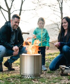 Solo Stove Ranger with Stand Portable Outdoor Fire Pit Stainless Steel Firepot for Wood Burning and Low Smoke Great Fire Pits for Outside | 15x12.5 Inch Outside Fire Pit w/o Removable Ash Pan & Base Plate 23 81WeZuUg0L