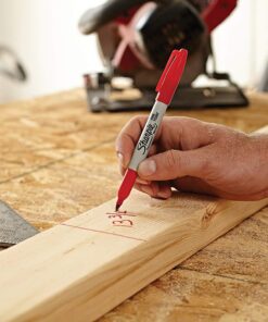 Sharpie Permanent Markers, Fine Point, Red Ink, Pack of 12 (30102) 1 pack 12 81Wem66lhL