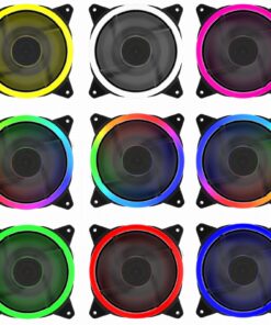 upHere 120mm RGB Case Fan Fan,Quiet Edition High Airflow LED Case Fan for PC Cases-3 Pack,RGB123-3 16 81WfGIaQOaL