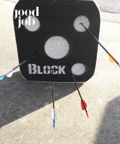 Block GenZ Youth Open Archery Arrow Target - Patented Open Layer Design, Easy Arrow Removal, Great Visibility, Lightweight, Easy to Transport, Two GenZ XL (20") 26 81Wg00XHzPL