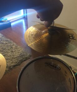 Meinl Cymbals HCS Cymbal Set Box Pack for Drums with 13" Hihats, 14" Crash, Plus Free 10" Splash, Sticks, Lessons — Made in Germany — Durable Brass, 2-Year Warranty, Traditional Finish (HCS1314 36 81Wg2hpMIFL