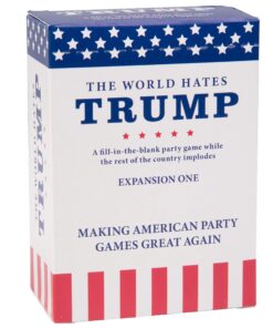SCS Direct The World Hates Trump Card Game - Expansion One (80 Blue Answer Cards, 30 Red Question Cards) 13 81Whkk3iVQL