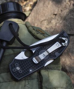 Spyderco Native 5 Lightweight Signature Knife with 2.95" CPM S30V Steel Blade and Black FRN Handle - PlainEdge - C41PBK5 28 81Whs1ylmRL