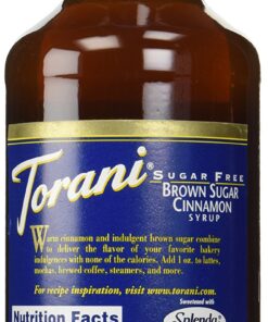 Torani Brown Sugar Cinnamon Syrup Sugar Free 25.4 Fl Oz (Pack of 1) 21 81WkosITyPL