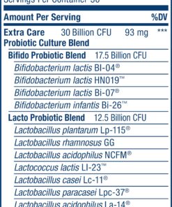 Renew Life Extra Care Go-Pack Probiotic Capsules, Daily Supplement Supports Immune, Digestive and Respiratory Health, L. Rhamnosus GG, Dairy, Soy and gluten-free, 30 Billion CFU, 30 Ct 30 Count 14 81WmFIuoImL