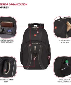 SwissGear ScanSmart Laptop Backpack - Black 12 81WodVyNAoL