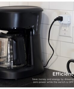 UltraPro Grounded Power Switch, 4 Pack, Outlet Extender, 3 Prong, Easy to Install, for Indoor Lights and Small Appliances, Energy Efficient Adapter, Space Saving Design, UL Listed, White, 46844 10 81Wp9C8ZWRL 1