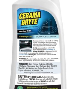 Alternative view of Cerama Bryte Removes Tough Stains Cooktop and Stove Top Cleaner for Glass - Ceramic Surfaces, 28 Ounces, 1 Pack