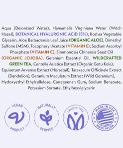 Eve Hansen Hyaluronic Acid Serum for Face (2 oz) | Hydrating Face Serum with Vitamin C + E, Wrinkle Filler, Moisturizer, and Natural Plumper | Cruelty Free, Vegan Anti Aging Serum 2 Fl Oz (Pack of 1) 33 81WsBIPfwUL