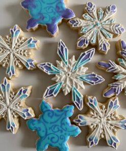 R&M International Snowflake Cookie Cutters, Assorted Sizes, 7-Piece Set 7-Piece Set (Polyresin Coated) Blue 27 81WufwKKxHL 3