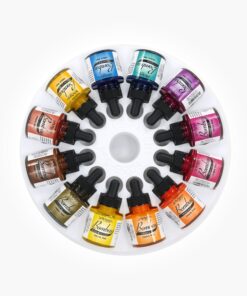 Dr. Ph. Martin's Bombay India Ink (Set 2) Ink Set, 1.0 oz, Set 2 Colors, 1 Set of 12 Bottles. 21 81Wwn9Y0lcL 1