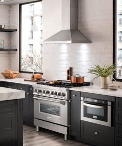 ZLINE 36" Convertible Vent Wall Mount Range Hood in Stainless Steel (KB-36) 36 in. KB 28 81WzjmeO sL