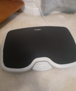 Kensington Comfort Memory Foam Adjustable Footrest (K56144USF), Smartfit, White/Black 42 81X OW999NL