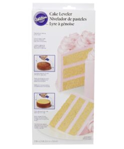 Alternative view of Wilton Adjustable Cake Leveler for Leveling and Torting, 12 x 6.25-Inch, White/Purple