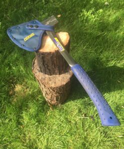 ESTWING Camper's Axe - 16" Hatchet with Forged Steel Construction & Shock Reduction Grip - E44A 16" (Inches) Blue 42 81X1qMT6o6L