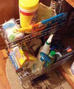 Household Essentials Glidez Multipurpose Chrome-Plated Steel Pull-Out/Slide-Out Storage Organizer for Under Sink or Under Cabinet Use - 2-Tier Design - Fits Standard Size Cabinet or Shelf, Chrome Undersink 12.25" - Standard 42 81X1sWkXBoL