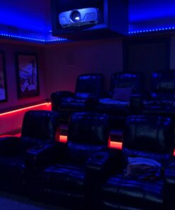 Nexillumi 100 ft LED Lights for Bedroom Music Sync Color Changing RGB LED Strip Rope Lights General Remote, 5050 RGB LED Light Strips(APP+Remote+Mic) 100 Feet 44 81X2wSW7HaL