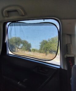 kinder Fluff Car Window Shade (4Pack)-The Only Certified Car Window Sun Shade for Baby Proven to Block 99.95% UVR - Mom's Choice Gold Award Winning - Car Seat Sun Protection 20x12in (51x31cm) 2 Semi Transparent + 2 Transparent 44 81X3GEL RYL