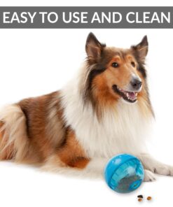 Our Pets Smarter Toys IQ Treat Ball - Colors Mary Vary - 4" (2130010792) IQ TREAT BALL 4" 25 81X3lrdTgGL