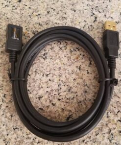 Amazon Basics USB-A 2.0 Extension Cable, for Printer, Mouse or Keyboard, Male to Female, 480Mbps Transfer Speed, 6.5 Foot, Black 6.5 Feet 1 43 81X6nweI7yL