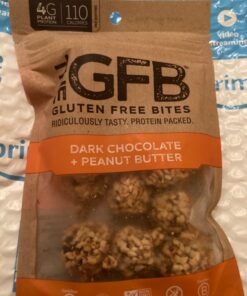 The Gluten Free Bar, Protein Bites, Dark Chocolate Peanut Butter, 4 Ounce, Vegan, Dairy Free, Non GMO, Soy Free 4 Ounce (Pack of 1) 27 81X6uo3gsL