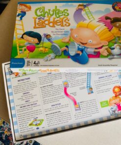 Hasbro Gaming Chutes and Ladders Board Game for 2 to 4 Players Kids Ages 3 and Up (Amazon Exclusive) 27 81X762RwL