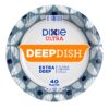 Dixie Ultra Deep Dish Paper Plates, 9 9/16 inch Dinner Size Printed Disposable Plates, 40 Count (1 Pack of 40 Plates) 25 81X77CipIAS