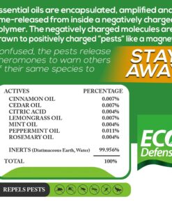 Eco Defense Pest Control Pouches - All Natural - Repels Rodents, Spiders, Roaches, Ants, Moths, Squirrels, & Other Pests 23 81X80VcfsIL