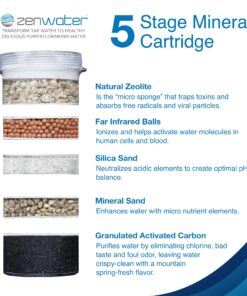 Zen Water Systems Countertop Filtration and Purification System, 6-Gallon 25 81X8i 956 L