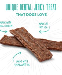 DOGSWELL Dog Dental Care Treats Made in USA Only, Grain Free Chicken Jerky Dog Treats, 24oz Bag 1.5 Pound (Pack of 1) 21 81XAkuj7 7L