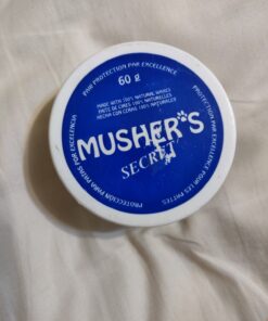 Musher's Secret Dog Paw Wax 60 g (2.1 oz) - Moisturizing Dog Paw Balm that Creates an Invisible Barrier That Protects and Heals Dry Cracked Paws - All-Natural with Vitamin E and Food-Grade Ingredients 2.1 Ounce (Pack of 1) 40 81XAuwK7DL