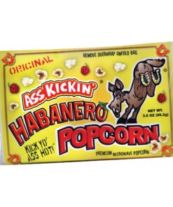 ASS KICKIN' Habanero Microwave Popcorn - 12 Pack - Ultimate Spicy Gourmet Gift - Makes a Great Movie Theater Popcorn or Snack Food - Try if you dare! 9 81XB0AguVOL