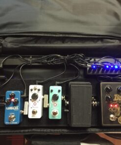 Donner Fuzz Pedal, Stylish Fuzz Guitar Pedal, Classic Mini Fuzz Pedal for Electric Guitar True Bypass Green Fuzz 46 81XBMlfXpUL