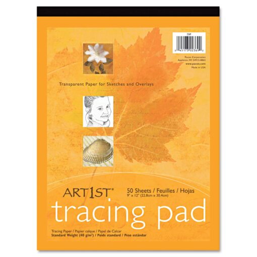 UCreate® Tracing Pad, White, 9" x 12", 50 Sheets