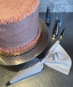 Ateco Cast Iron and Non-Slip Pad Cake Stand, 12 inch, White #612 12" Round, Cast Iron Base 24 81XDtbcXkiL