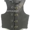 NauticalMart Medieval Black Leather Wearable Armor Jacket