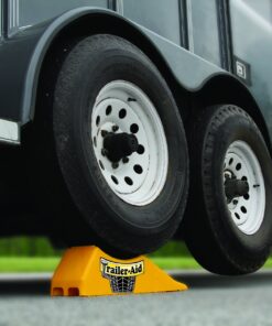 Trailer Aid Camco Tandem Tire Changing Ramp with 4.5-Inch Lift, Yellow (21000) Standard Packaging Trailer Aid 21 81XF6j2c DL